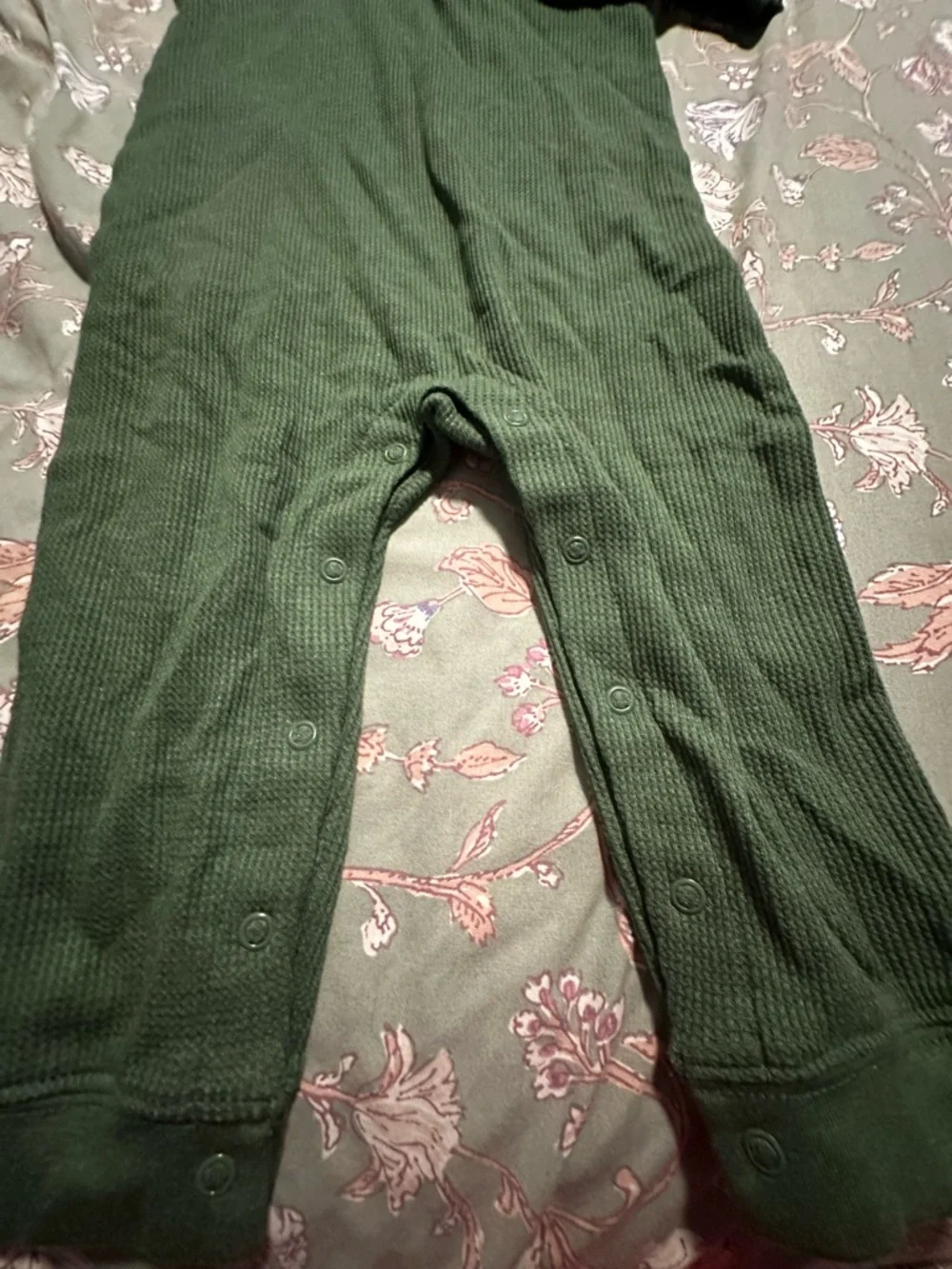 Waffle-Knit Long Sleeve One Piece 18M NWT